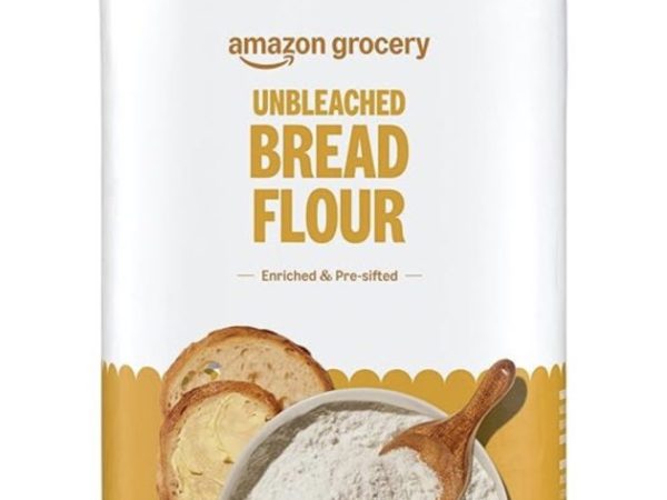 Amazon Grocery Unbleached Bread Flour, 5 lbs only $2.58 shipped!